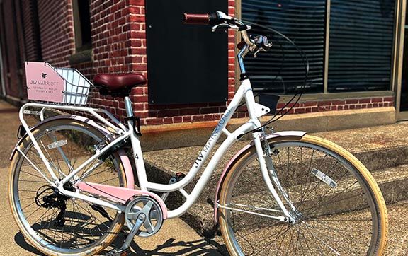 JW Marriott bicycles for hotel guests