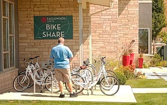 Bike Share system at Eaglewood Lofts are free for tenants